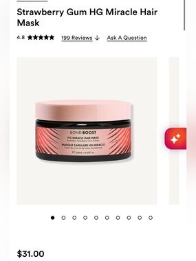 BondiBoost Strawberry Gum HG Miracle Hair Mask